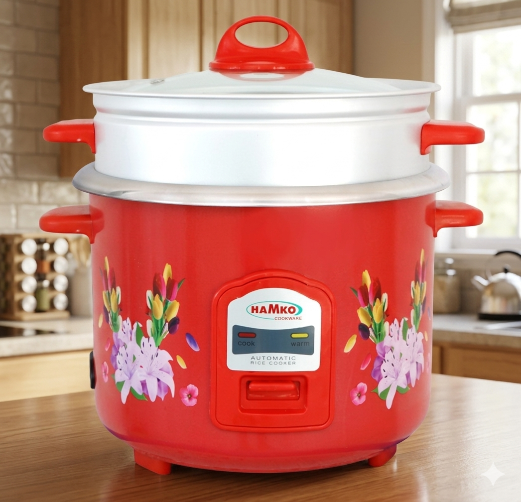 Full Body-Rice Cooker-Single Alu Pot-1.8 Ltr Hr15-08-Signal Blue