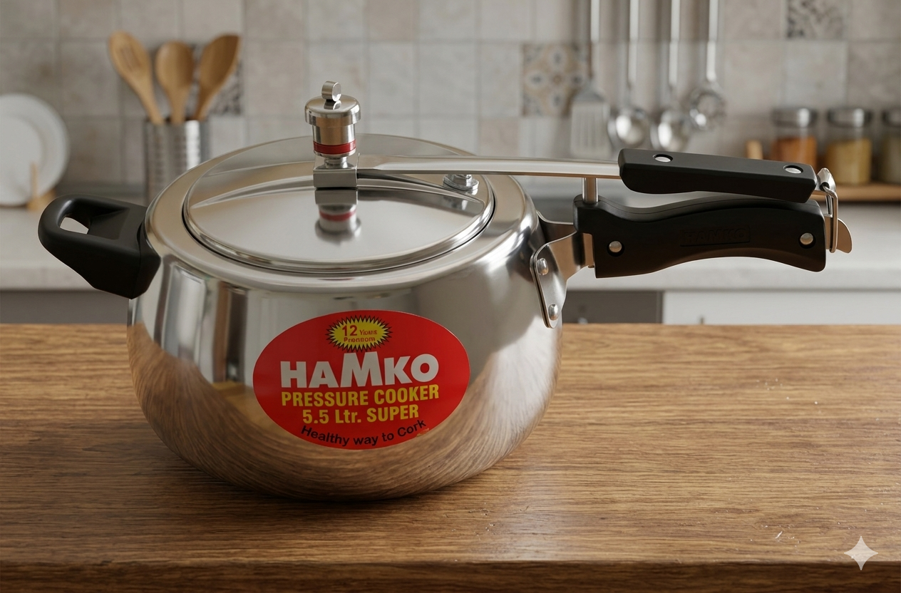 Hamko Pressure Cooker Oval 4.5 Ltr.