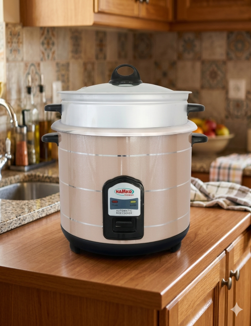 Rice Cooker SS Body Double Pot (SS+Alu)-1.8 Ltr