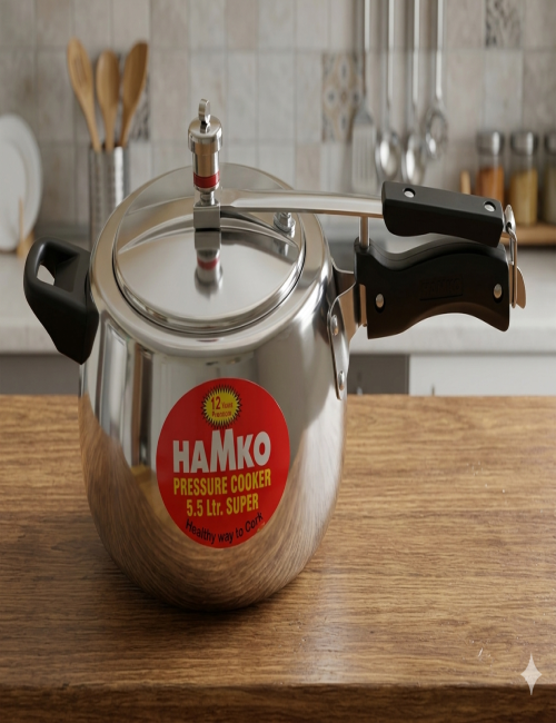 Hamko Pressure Cooker Oval 4.5 Ltr.